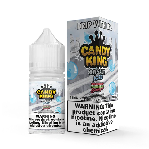 Strawberry Watermelon Bubblegum On Iced NicSalts | Candy King