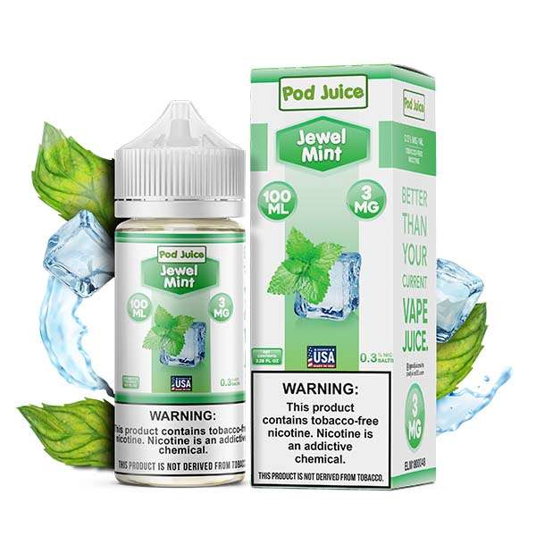 Jewel Mint e-liquid 100ml | Pod Juice