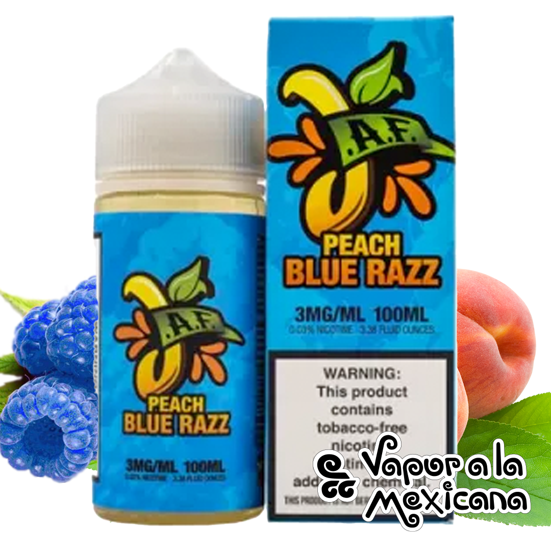 Peach Blue Razz 100ml E-juice | Juicy AF