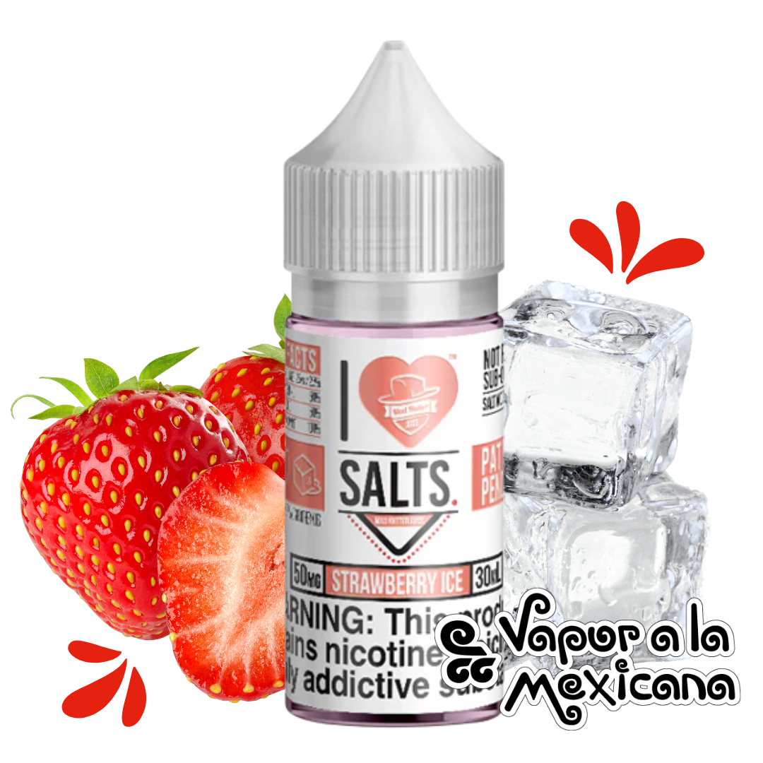 Strawberry Ice I Love Salts NicSalts 30ml | Mad Hatter