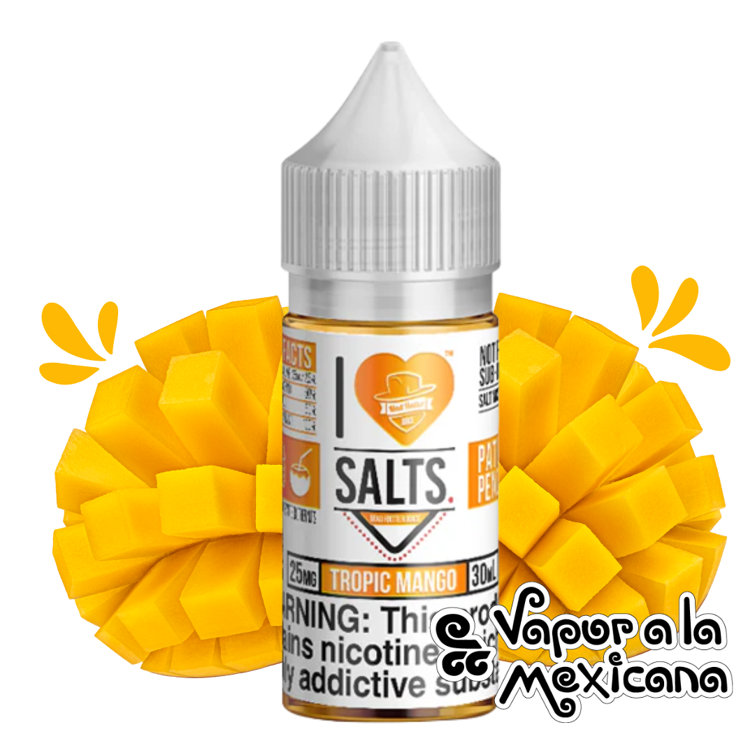 Tropic Mango I Love Salts NicSalts 30ml | Mad Hatter
