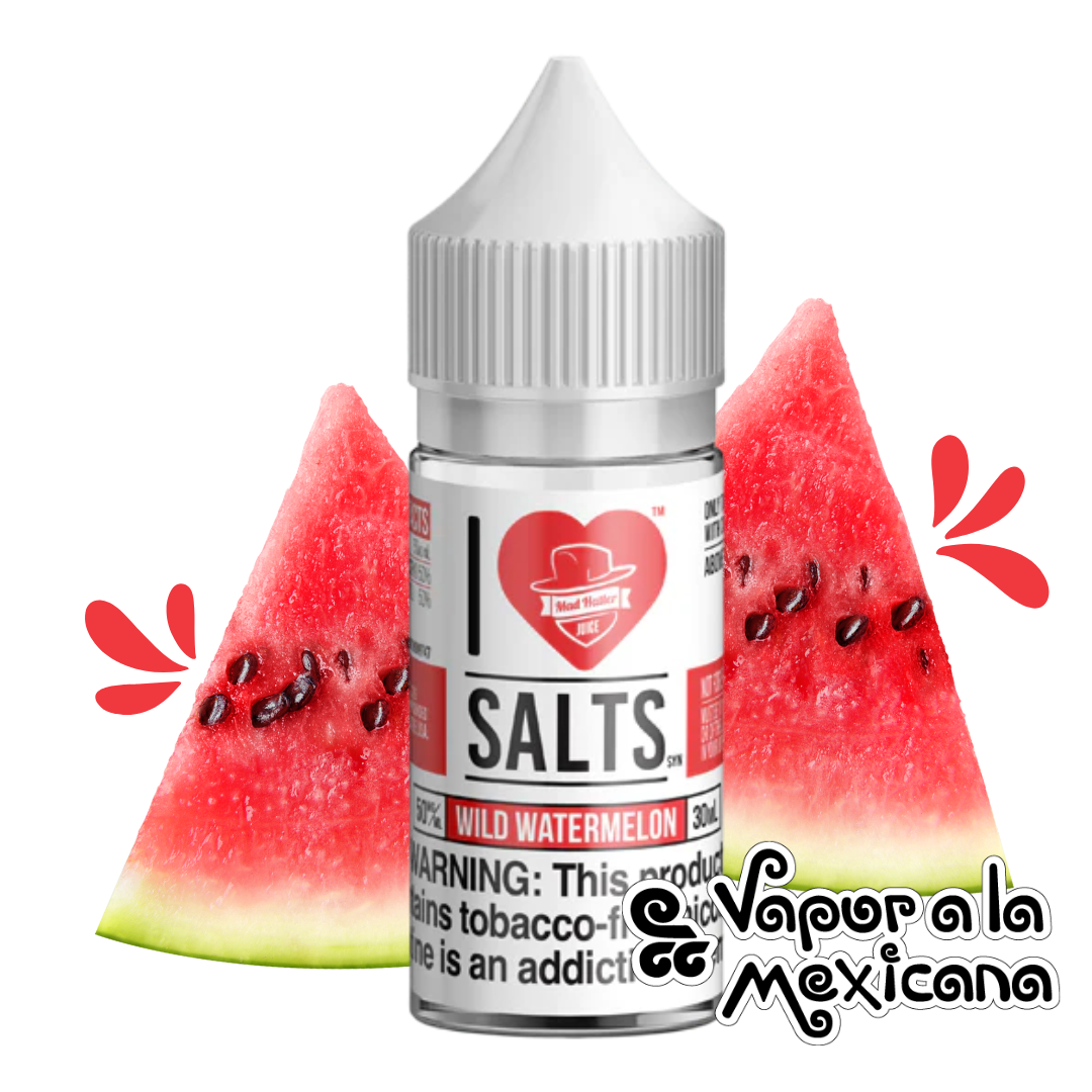 Wild Watermelon I Love Salts NicSalts 30ml | Mad Hatter