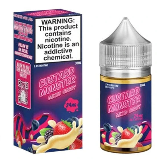 Mixed Berry NicSalt 30ml | Custard Monster