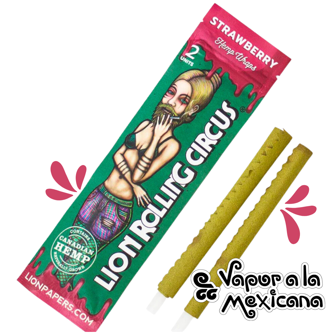Flavor Blunt Hemps Wraps (2pzas) | Lion Rolling Circus