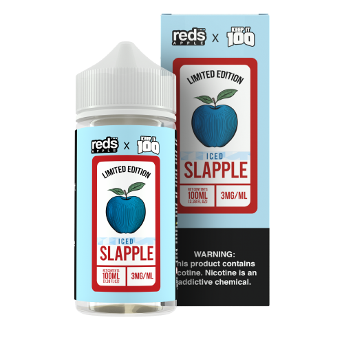 Daze Reds Apple eliquid 100ml | iced Slapple