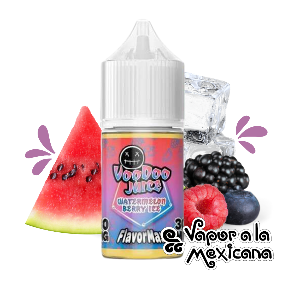 Watermelon Berry Ice FlavorMax NicSalts 30ml | Voodoo Juice