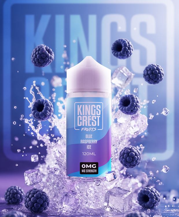 Blue Raspberry ice 120ml | King Crest Fruits