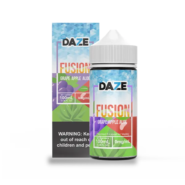 Grape Apple Aloe ICED 100ml | 7 Daze Fusion
