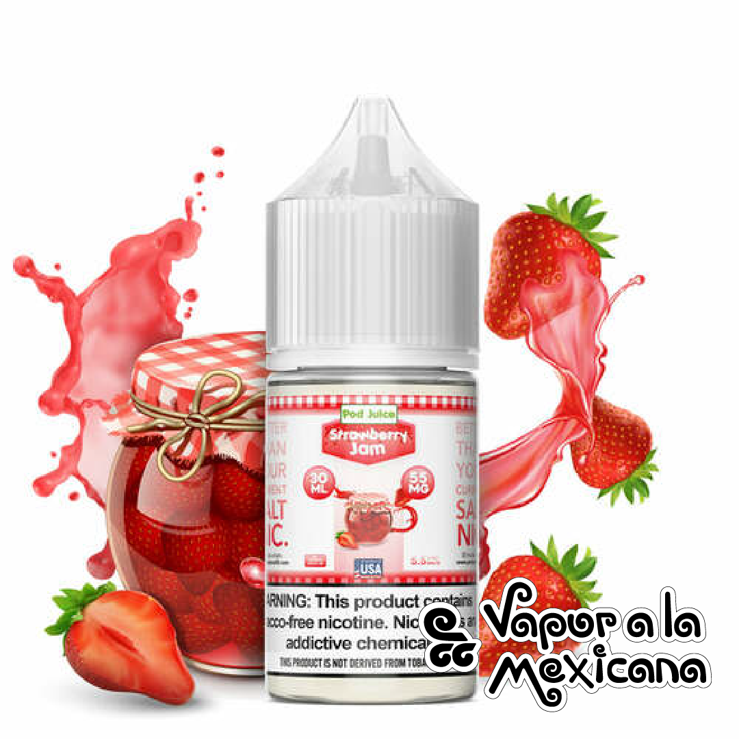 Strawberry Jam NicSalts 30ml | Pod Juice