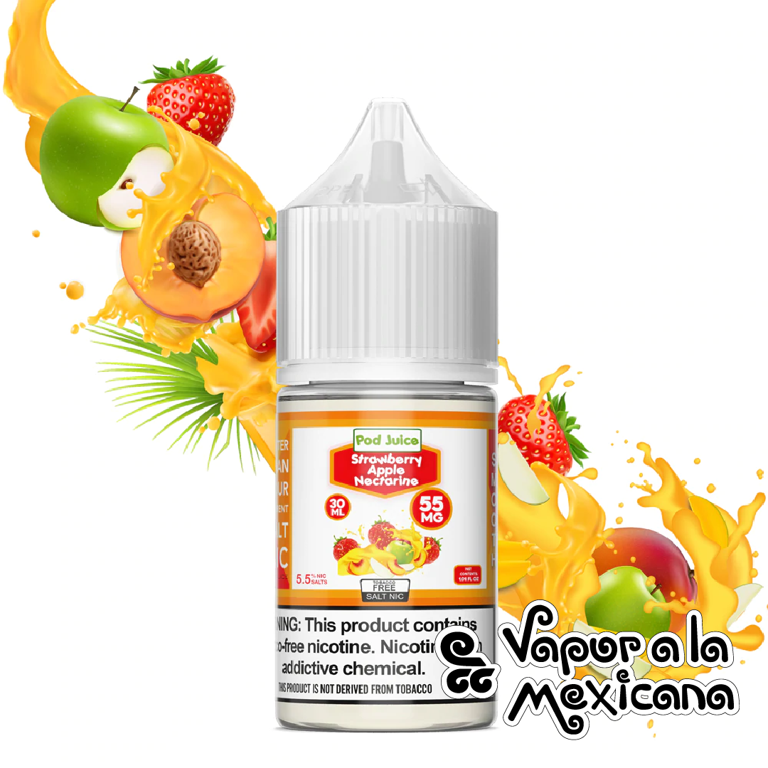 Strawberry Apple Nectarine (Jewel Fuji Nektar) NicSalts 30ml | Pod Juice
