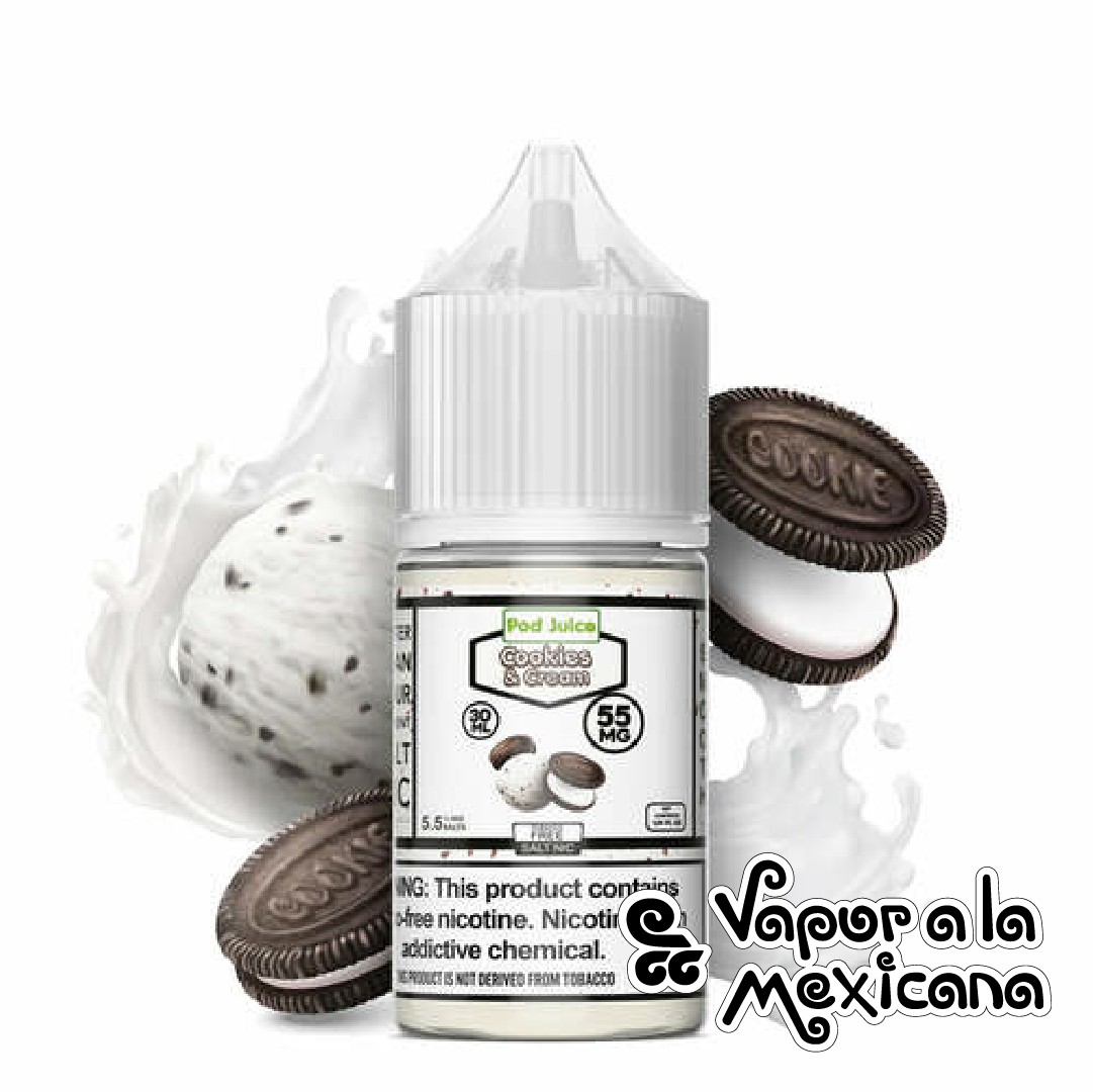 Cookies & Cream NicSalts 30ml | Pod Juice