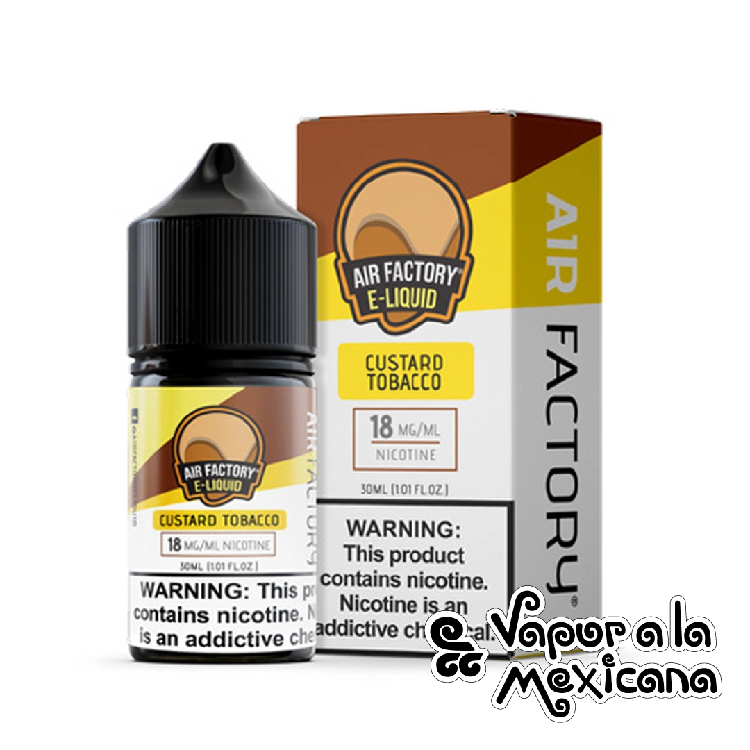 Custard Tobacco NicSalts 30ml | Air Factory