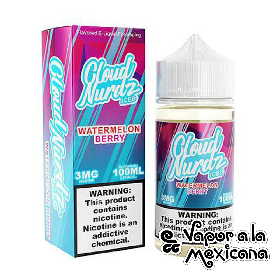 Watermelon Berry Iced 100ml | Cloud Nurdz