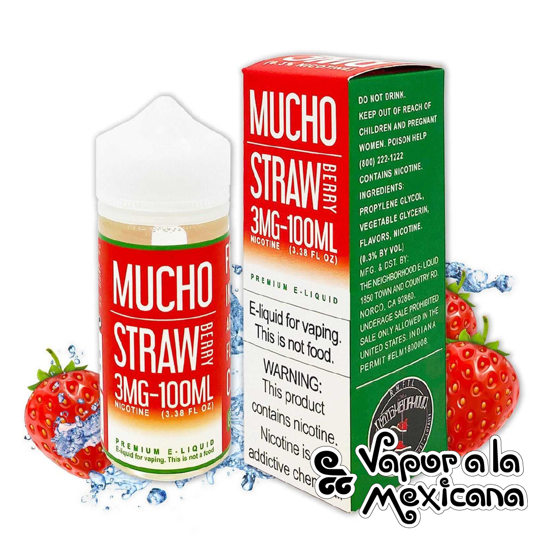 StrawBerry 100ml | Mucho E-Liquid