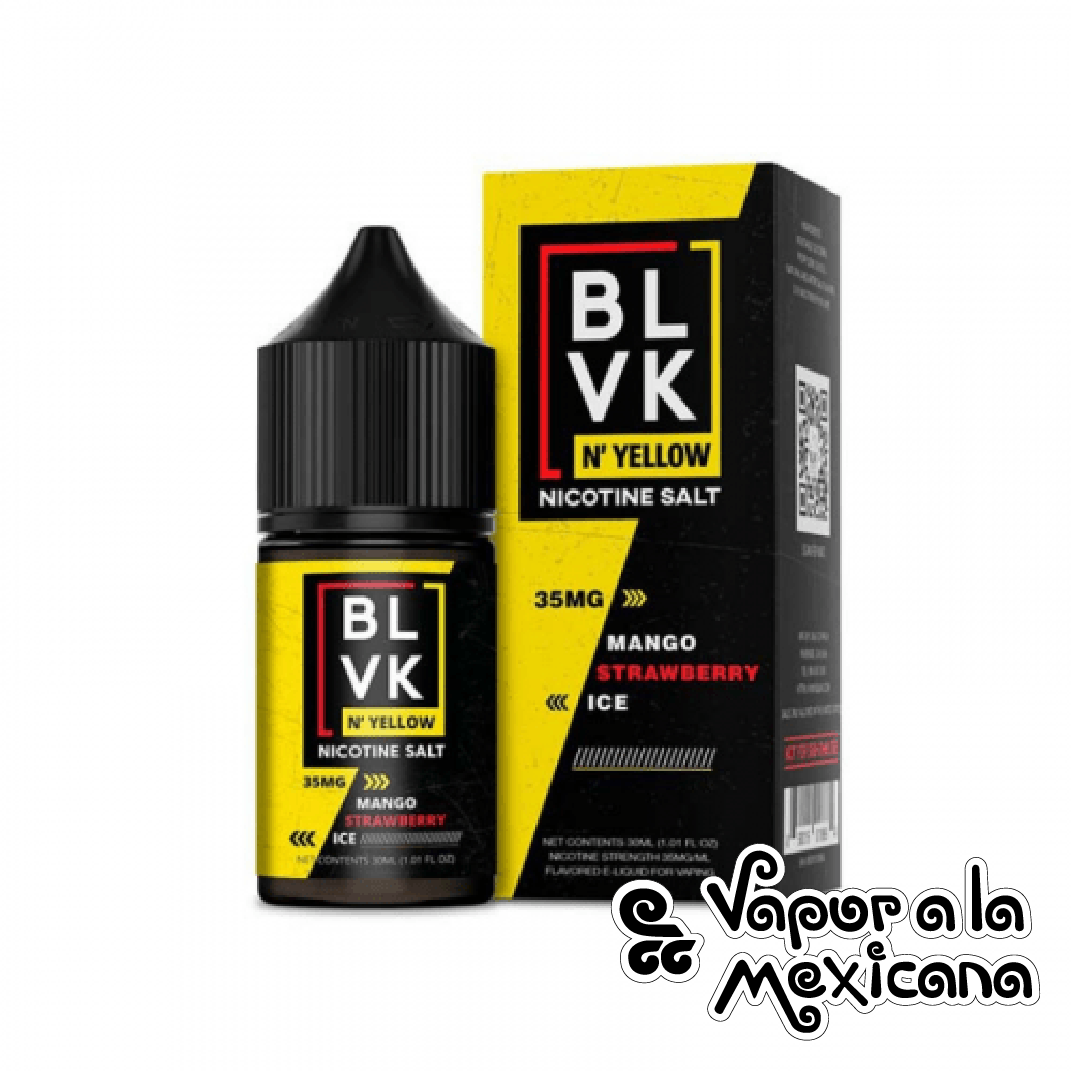 Mango Strawberry Ice NicSalts 30ml | BLVK N' Yellow