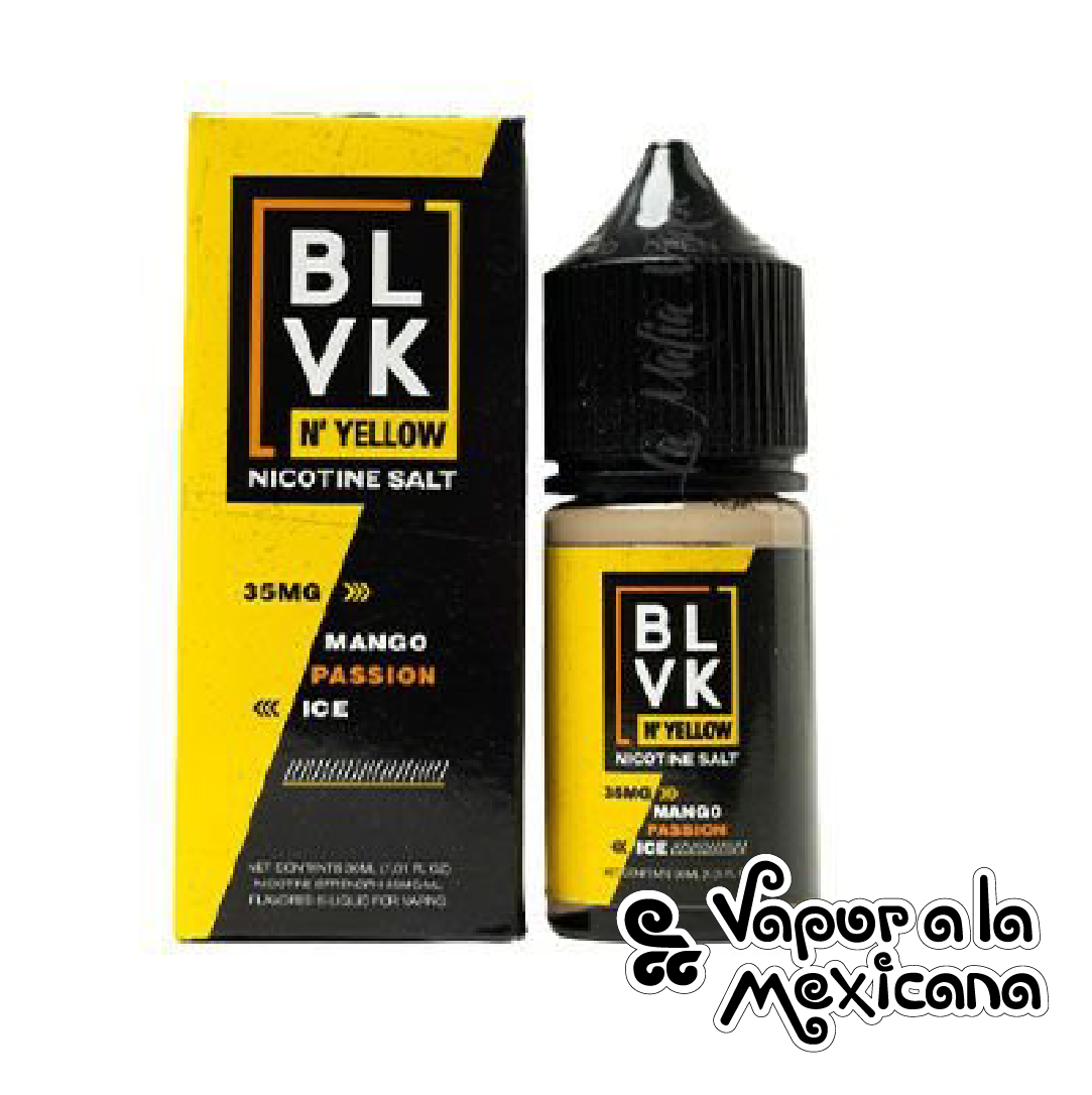 Mango Passion Ice NicSalts 30ml | BLVK N' Yellow