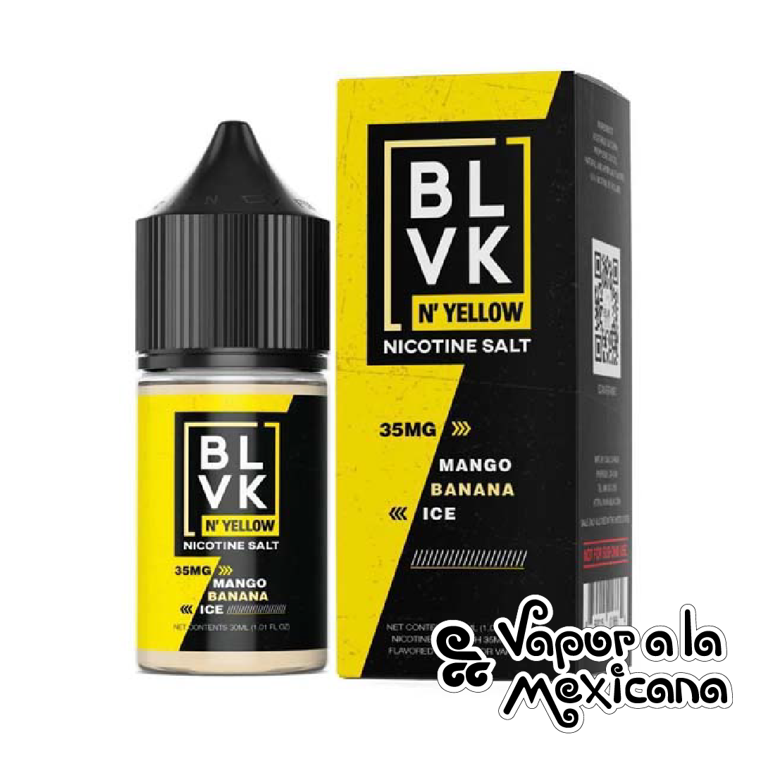 Mango Banana Ice NicSalts 30ml | BLVK N' Yellow