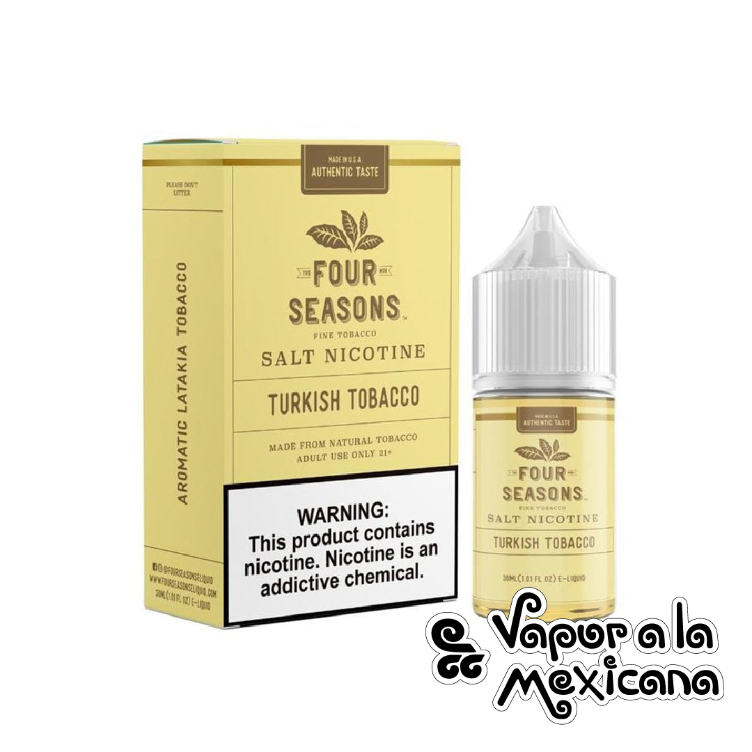 Turkish Tobacco NicSalts 30ml | Four Seasons Fine Tobacco