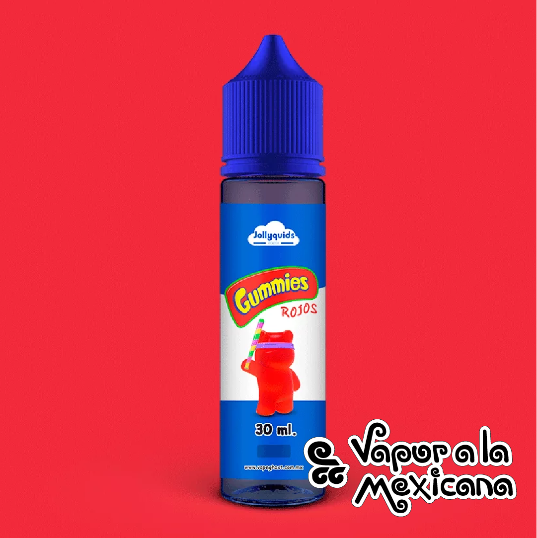 Gummies Rojos 60ml | Jollyquids
