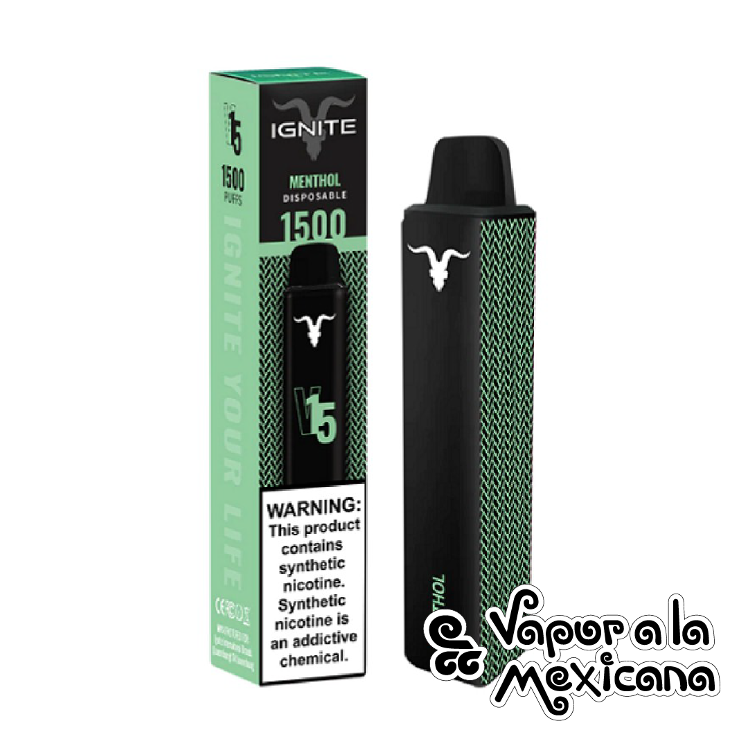 Menthol Pod Desechable V15 | Ignite