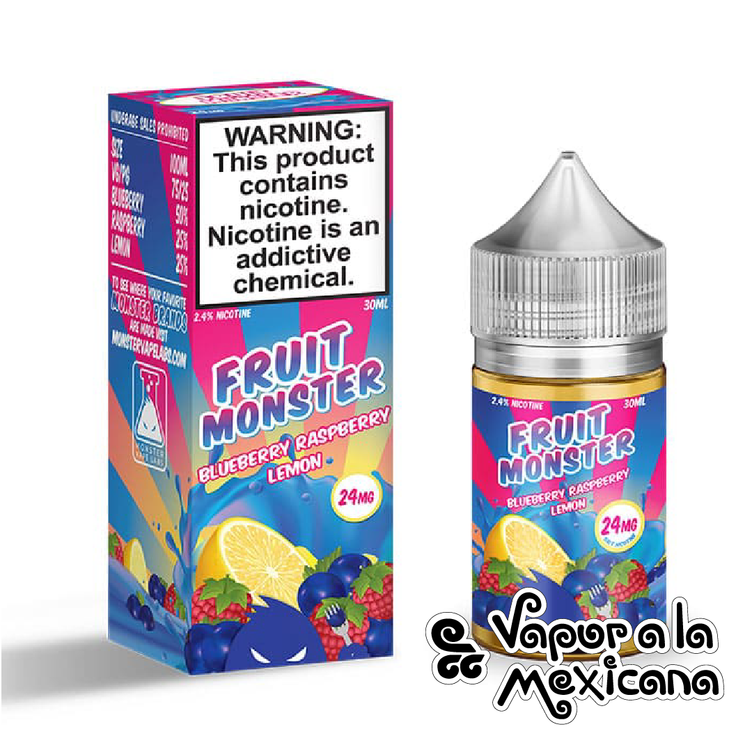 Blueberry Raspberry Lemon NicSalts 30ml | Fruit Monster