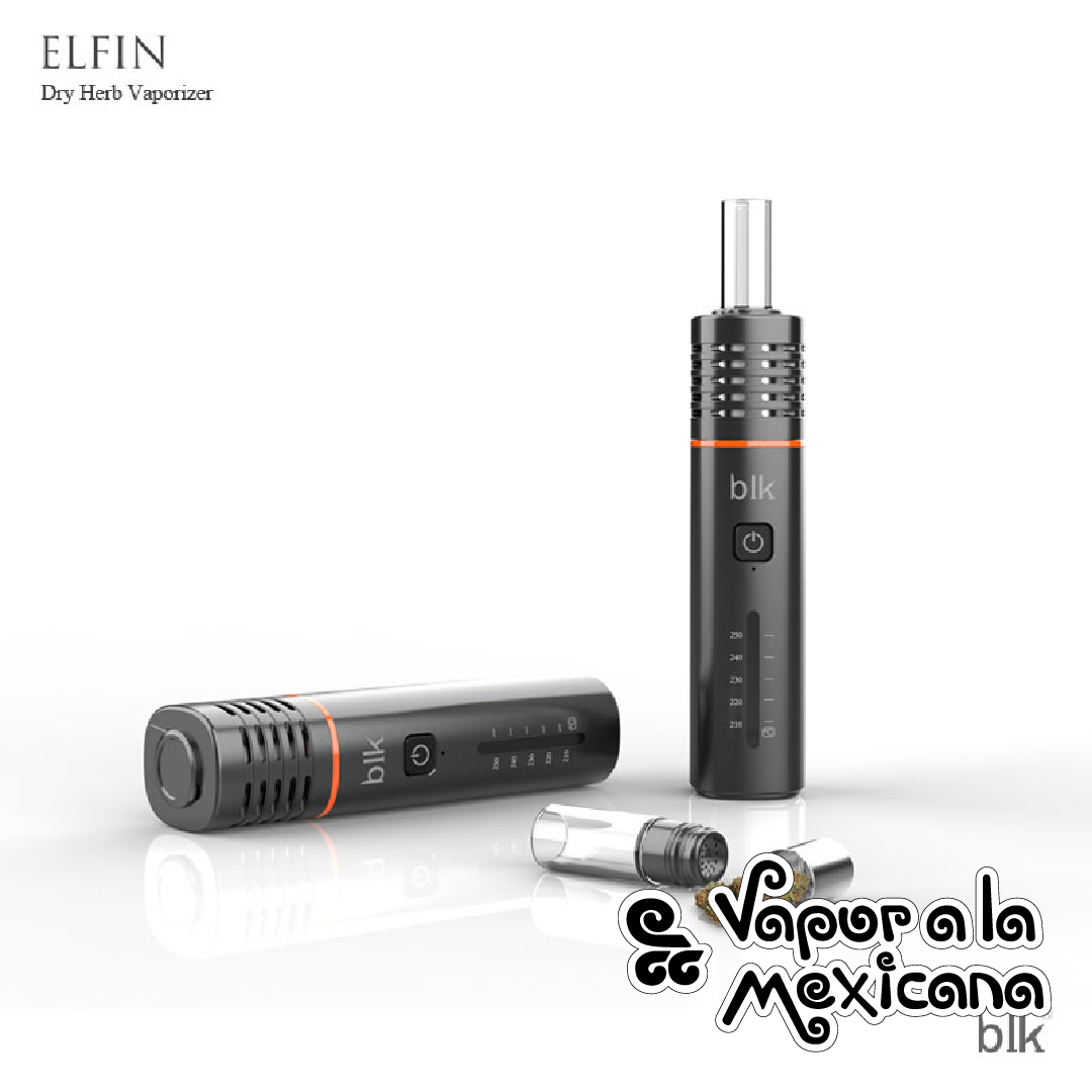 BLK ELFIN Dry Herb Vaporizer | Kingtons