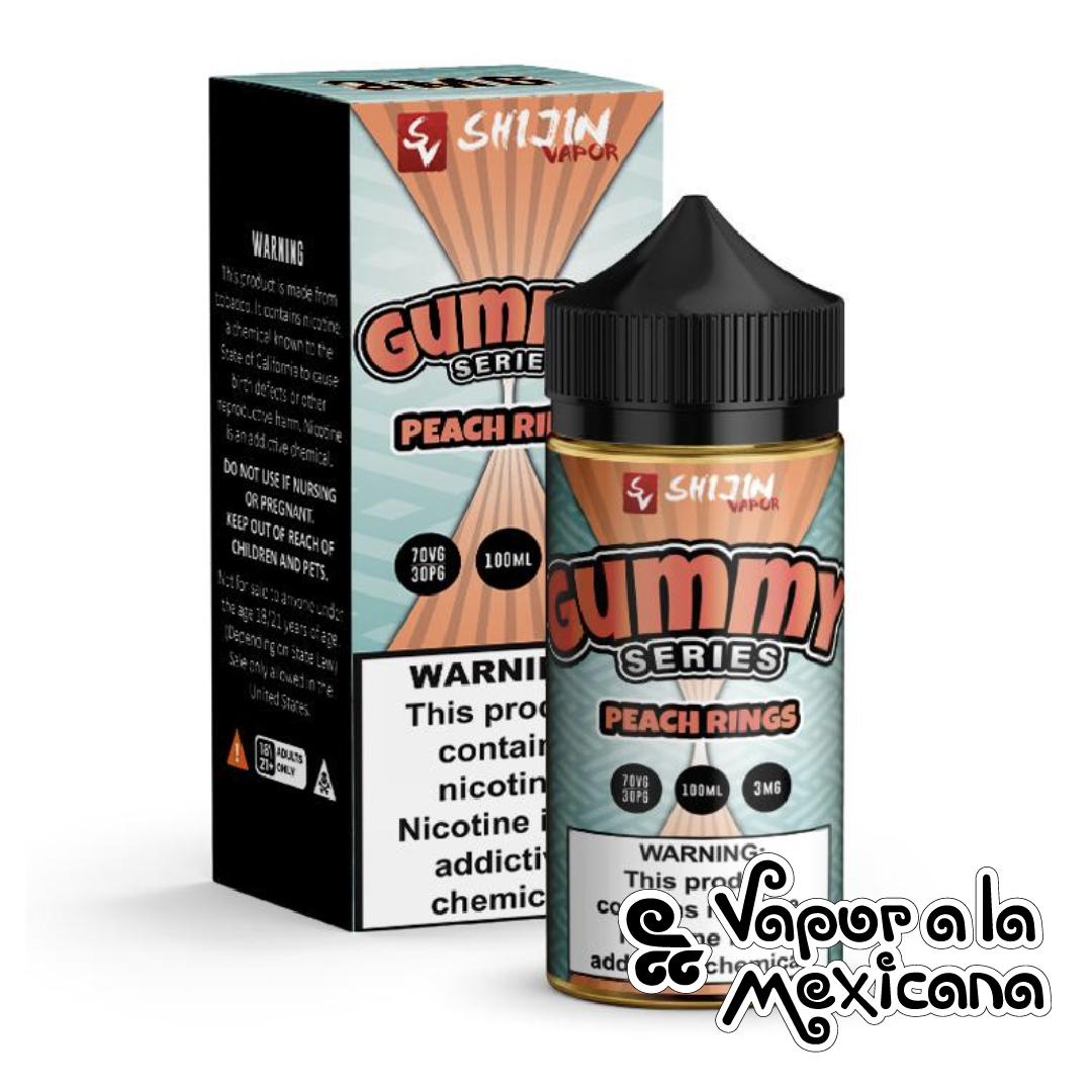 Peach Rings 100ml | Gummy O's