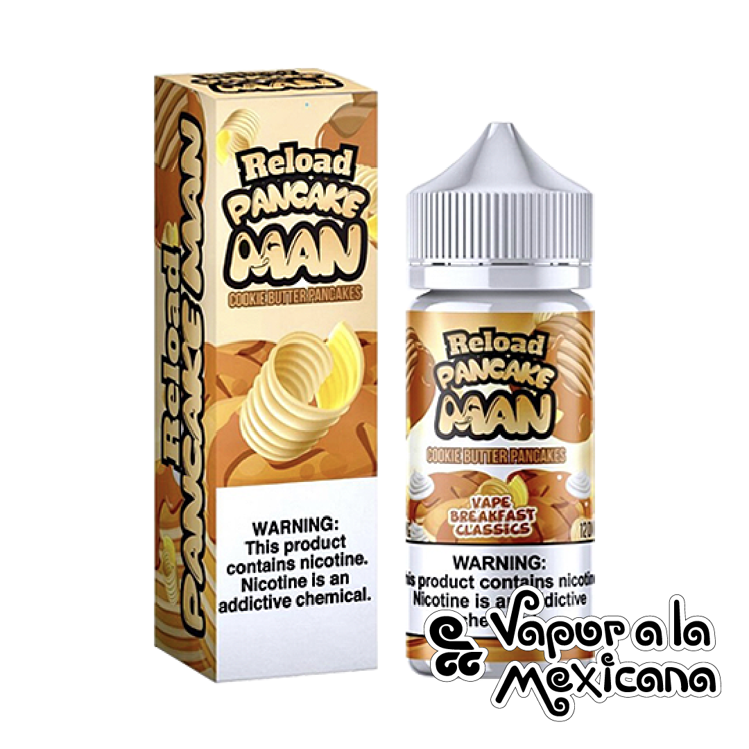 Pancake Man Reload 120ml | Vape Breakfast Classics