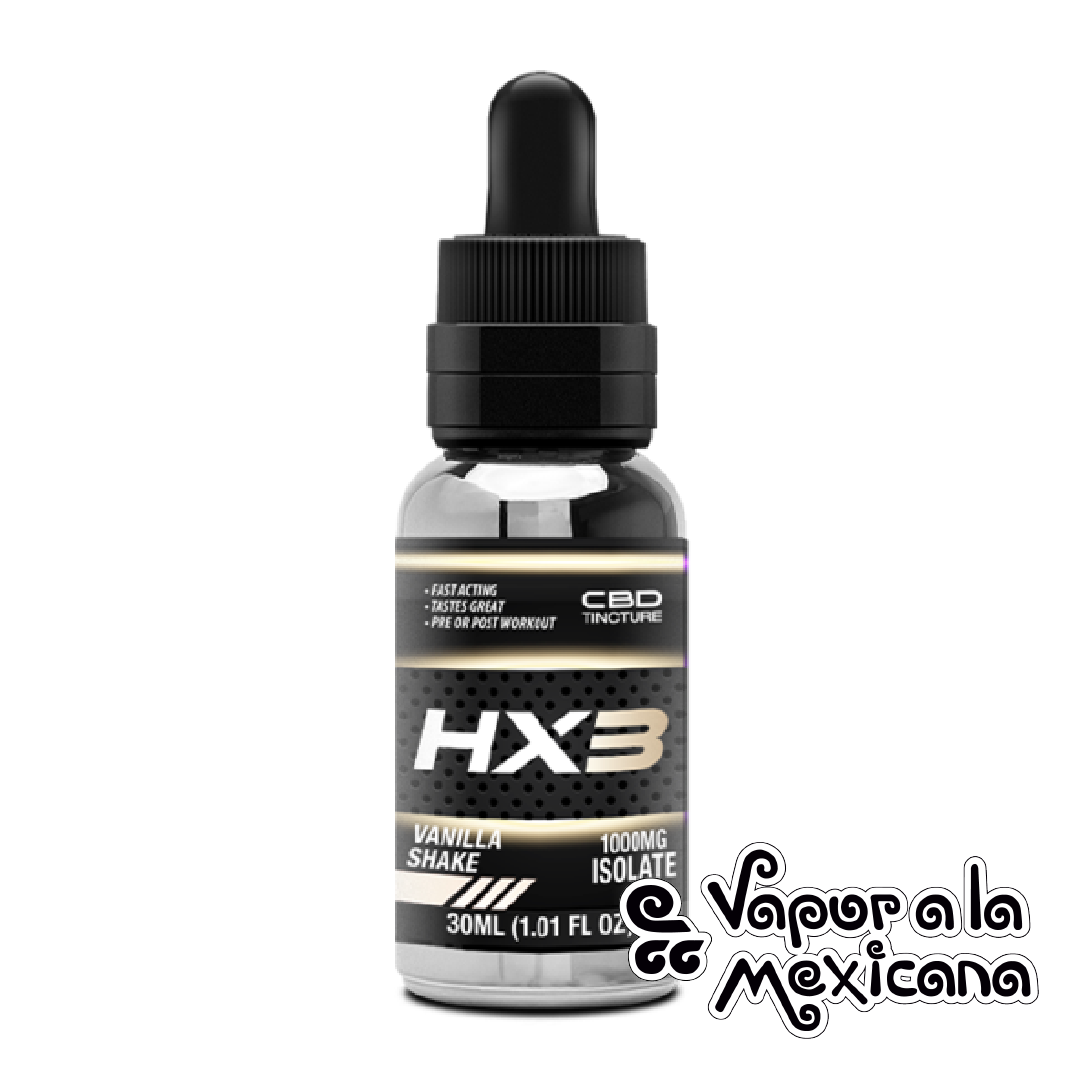 HX3 Vanilla Shake CBD Isolate 1000mg Oral Drops CBD | Halo CBD