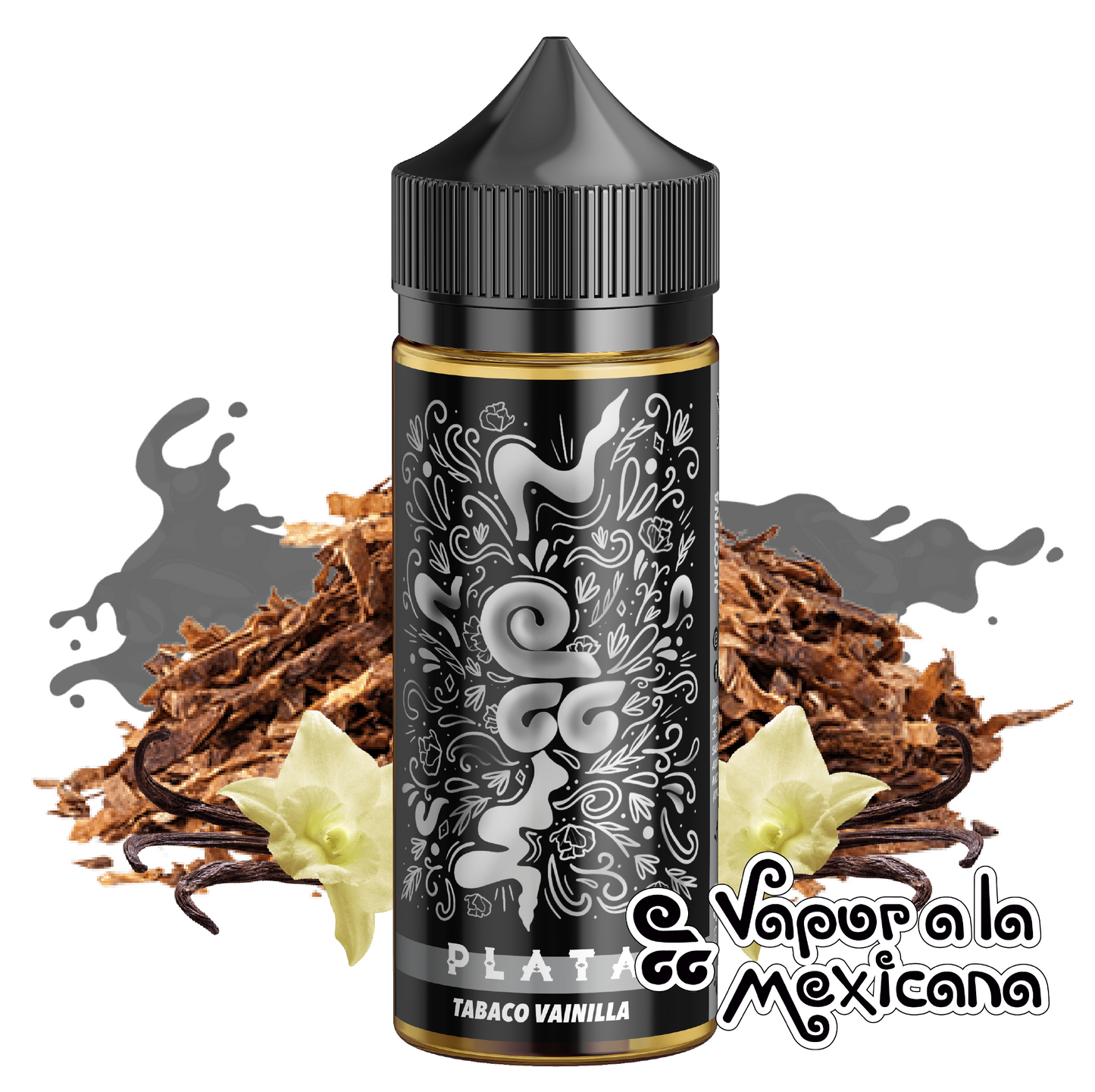 Plata Tabaco Vainilla 120ml | Vapor a la Mexicana