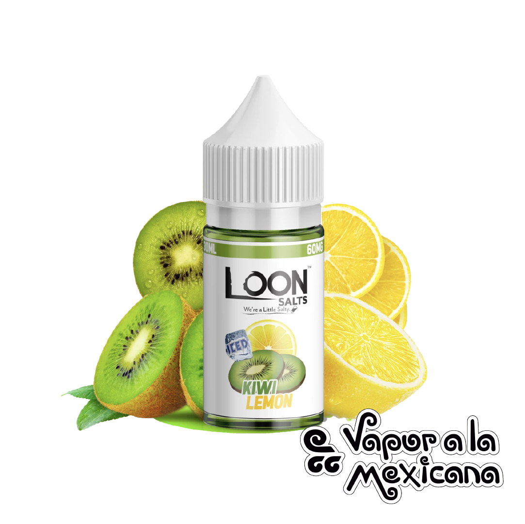 Iced Kiwi Lemon 30ml Nicsalt | Loon Salts