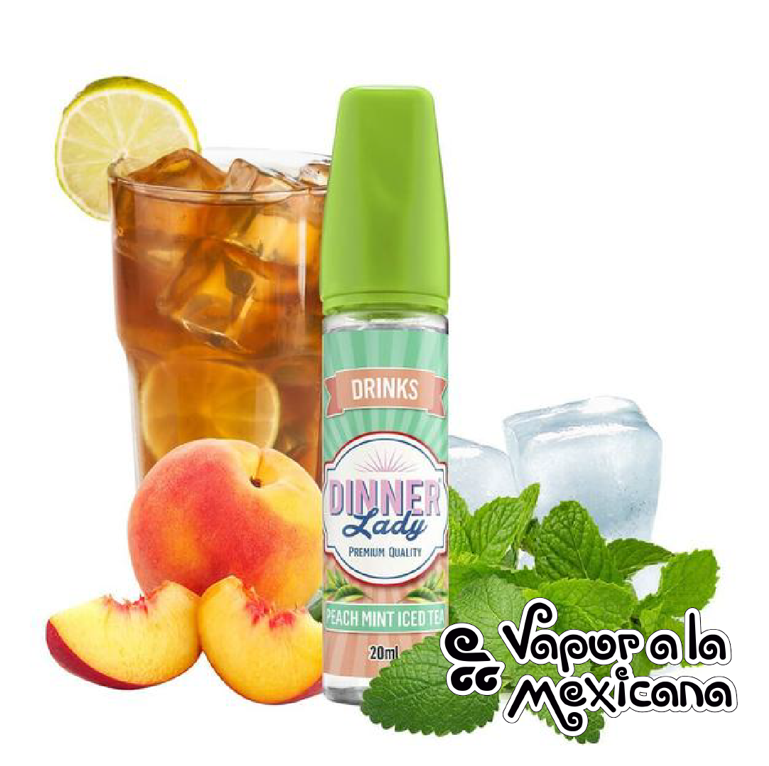 Peach Mint Iced Tea 60ml | Dinner Lady