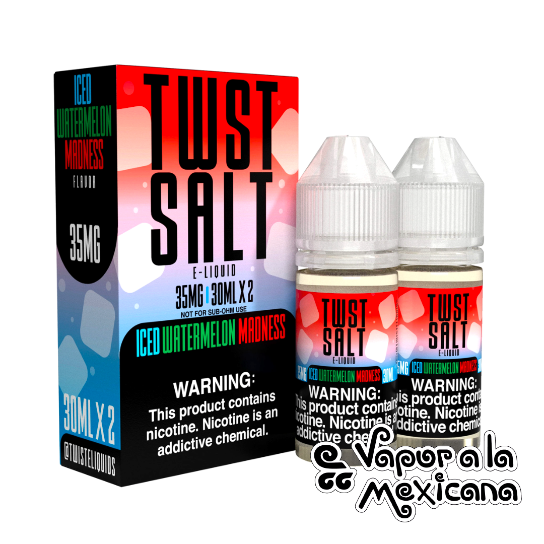 Iced Watermelon Madness NicSalts 30ml | Twst Salts
