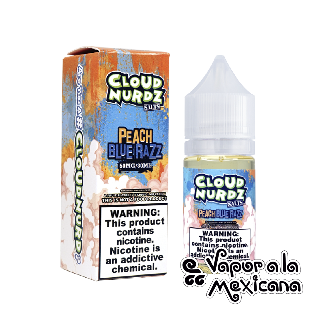 Peach Bluerazz NicSalts 30ml | Cloud Nurdz