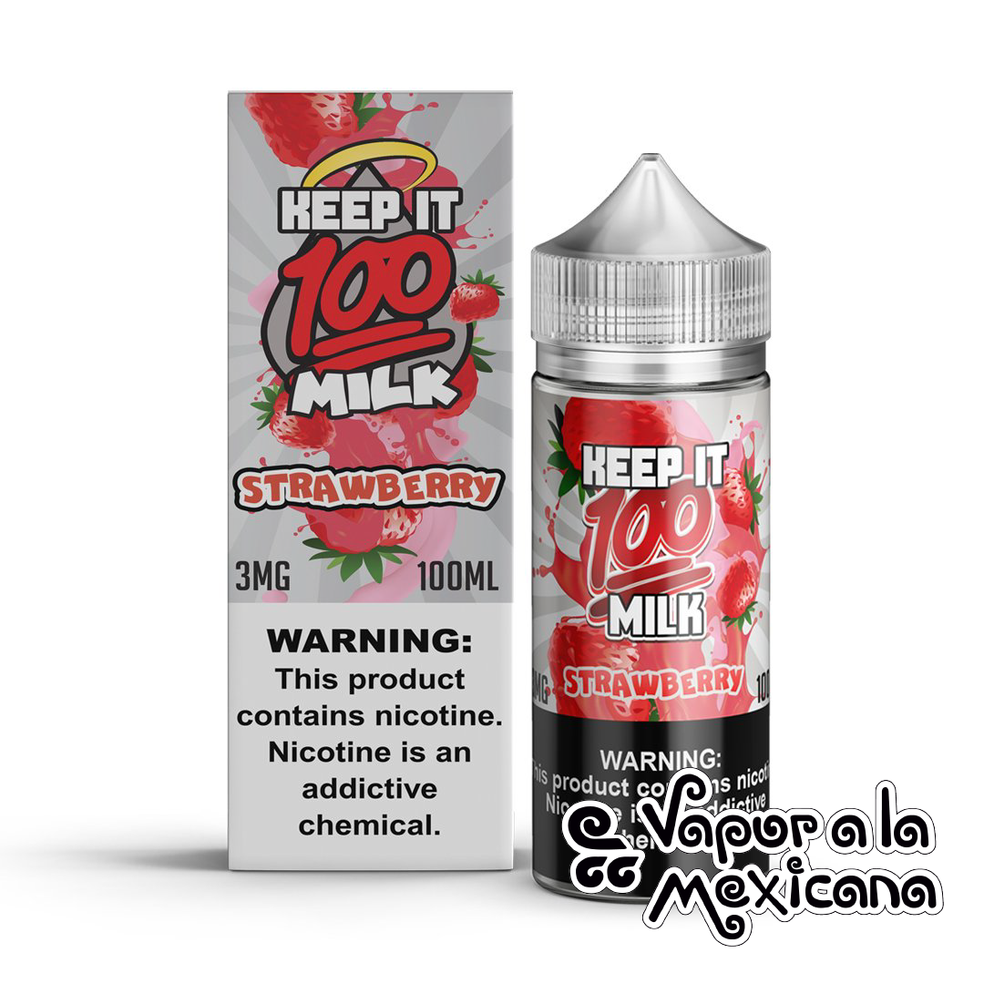 Strawberry Milk 100ML | Keep It 100