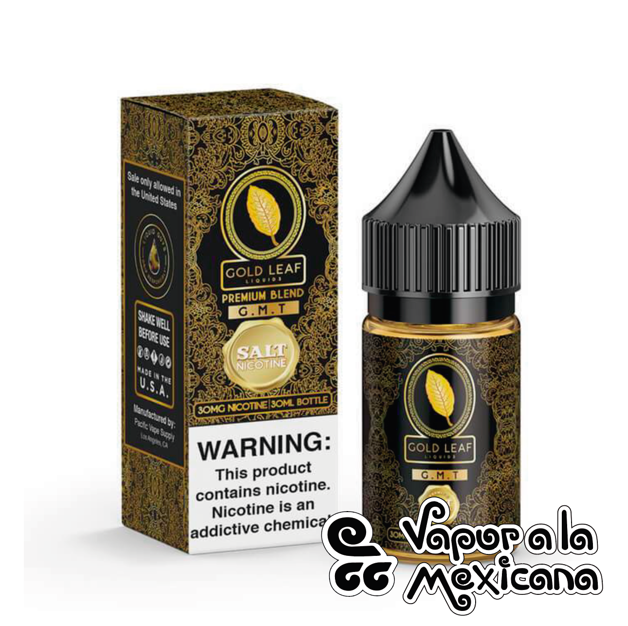 G.M.T. NicSalts 30ml | Gold Leaf