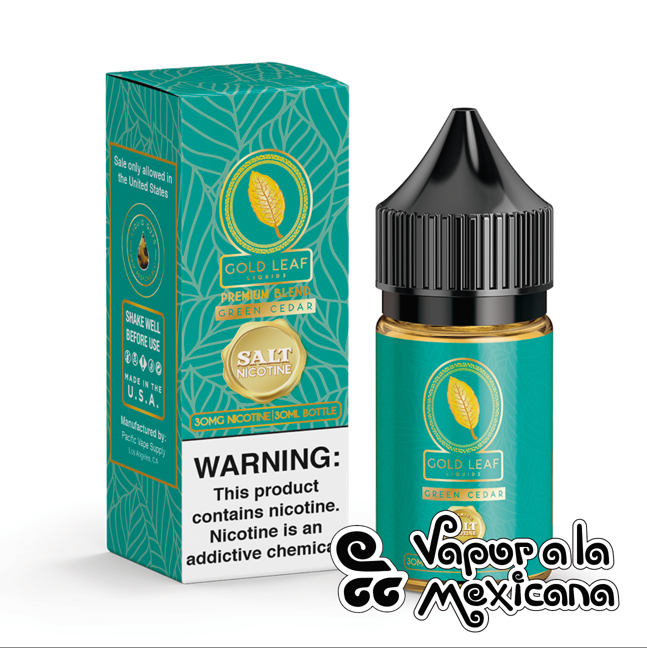 Green Cedar NicSalts 30ml | Gold Leaf