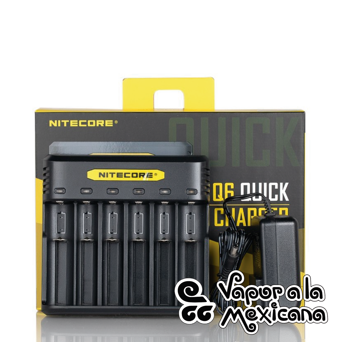 Q6 6-Slot Quick Charger | Nitecore