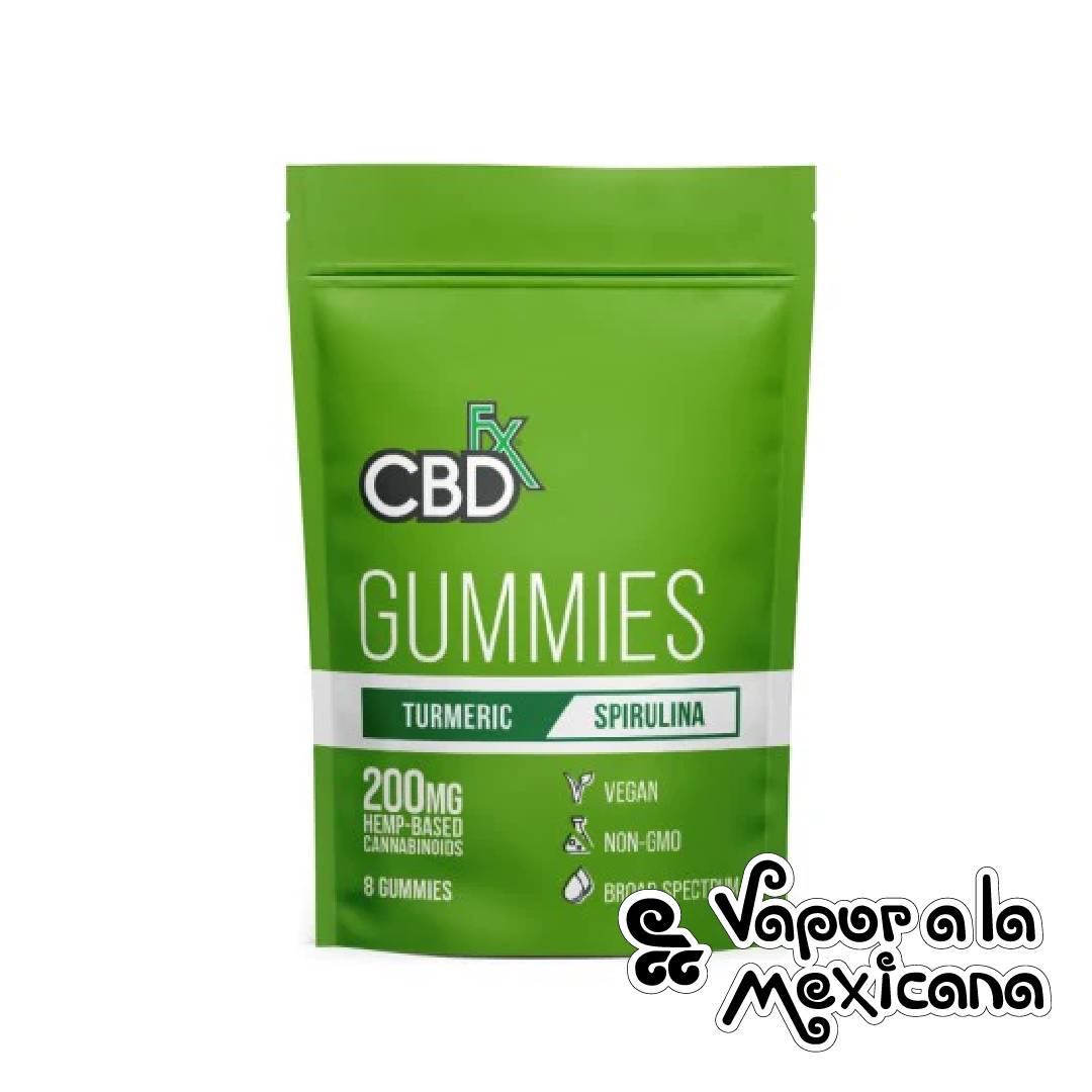 Gummies Turcmeric & Spirulina (200mg) | CBDfx
