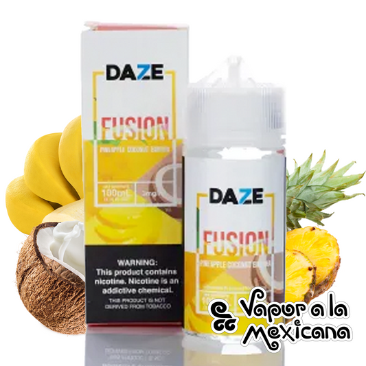 Pineapple Coconut Banana 100ml E-juice | 7 Daze Fusion
