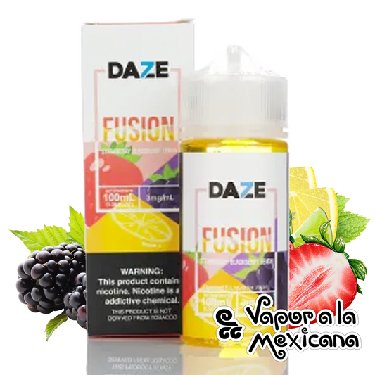 Strawberry Blackberry Lemon 100ml | 7 Daze Fusion