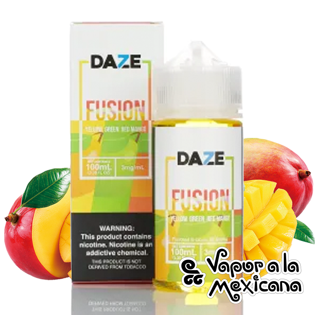 Yellow Green Red Mango 100ml | 7 Daze Fusion