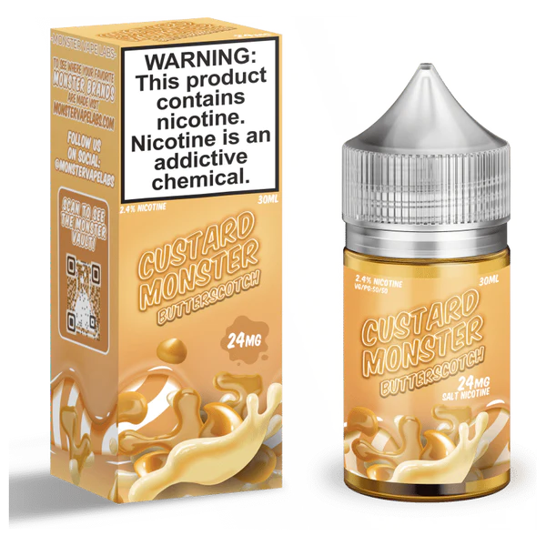 Butterscotch NicSalt 30ml | Custard Monster