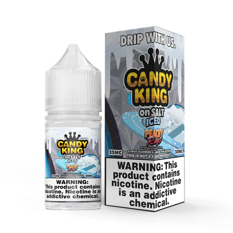 Peachy Rings On Iced NicSalts | Candy King