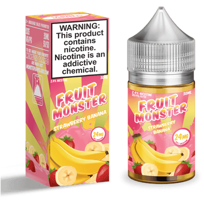 Strawberry Banana NicSalts 30ml | Fruit Monster