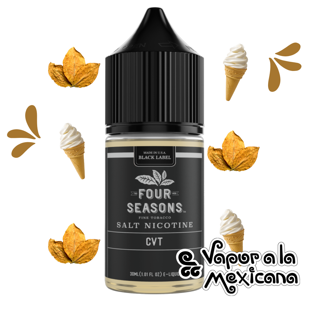 CVT Black Label NicSalts 30ml | Four Seasons Fine Tobacco
