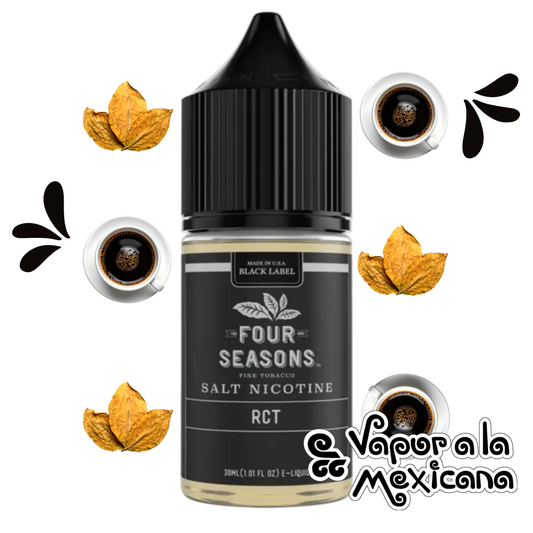 RCT Black Label NicSalts 30ml | Four Seasons Fine Tobacco