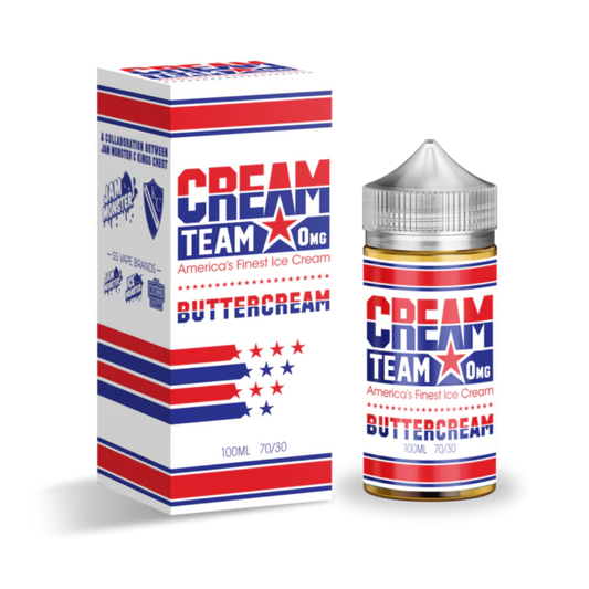 Buttercream nicsalt 30ml| Cream Team KC