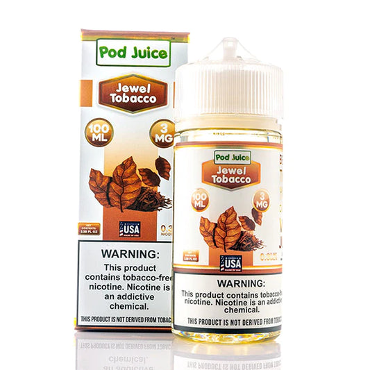 Jewel Tobacco e-liquid 100ml | Pod Juice