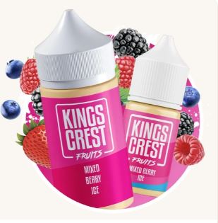 Mixed Berries ice Nicsalt 30ml | Kings Crest Fruits